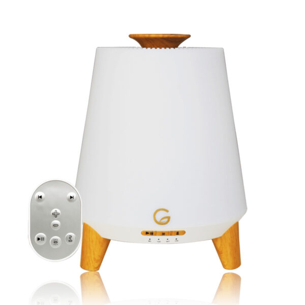 Gritz Diffuser For Essential Oil with Light and Bluetooth Speaker