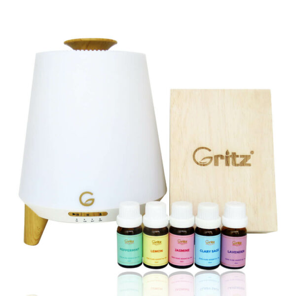 Gritz Essential Oils Starter Kit White Background