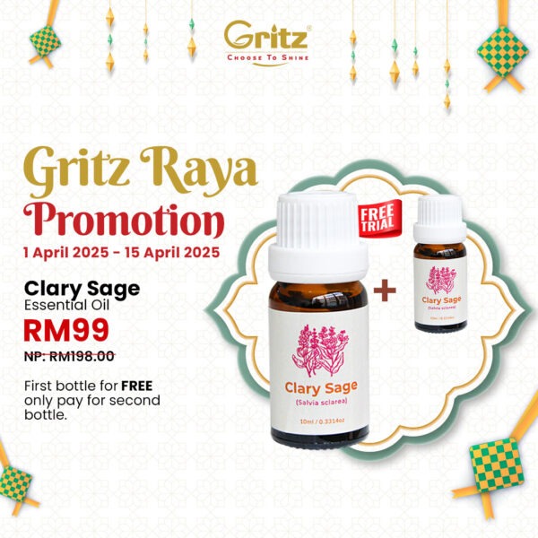 Raya SALE! First Free Trial - Clary Sage Essential Oil